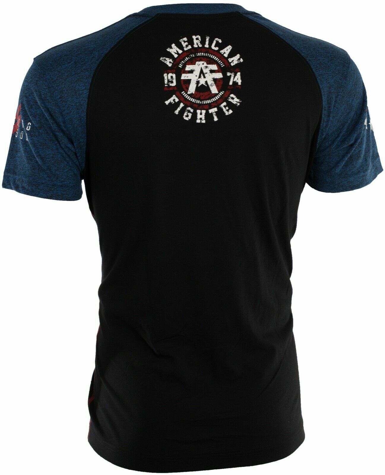 AMERICAN FIGHTER Bradley Black Blue Athletic Mens Crewneck T-shirt S-3XL NWT