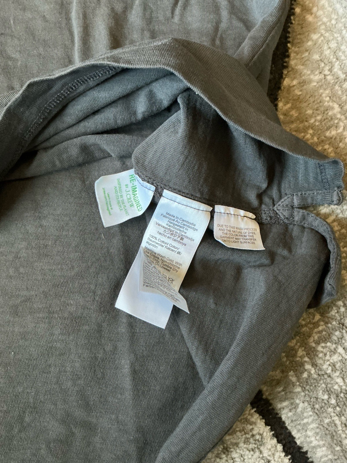 Size XL – JCrew Black Garment Dyed Slub Cotton Short Sleeve Polo Shirt