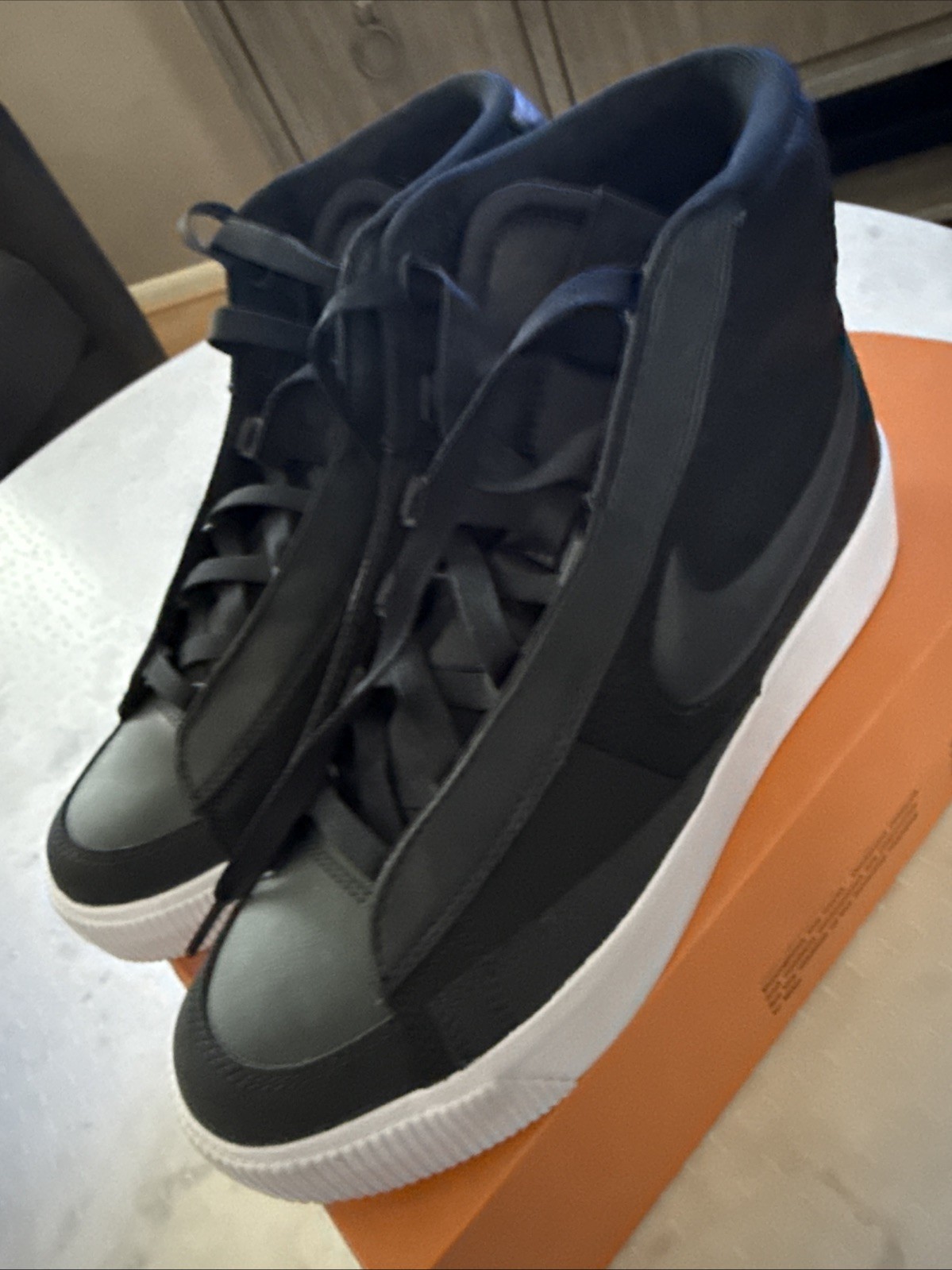 Size 7 – Nike Blazer Victory Mid Black Off Noir W