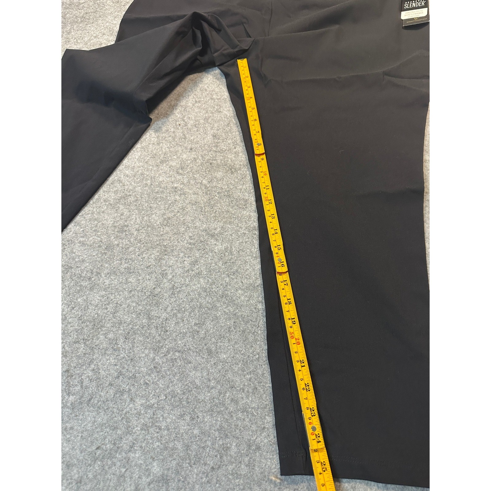 Worthington Secretly Slender Pull-On Skinny Pants 22WS Black Tummy Control