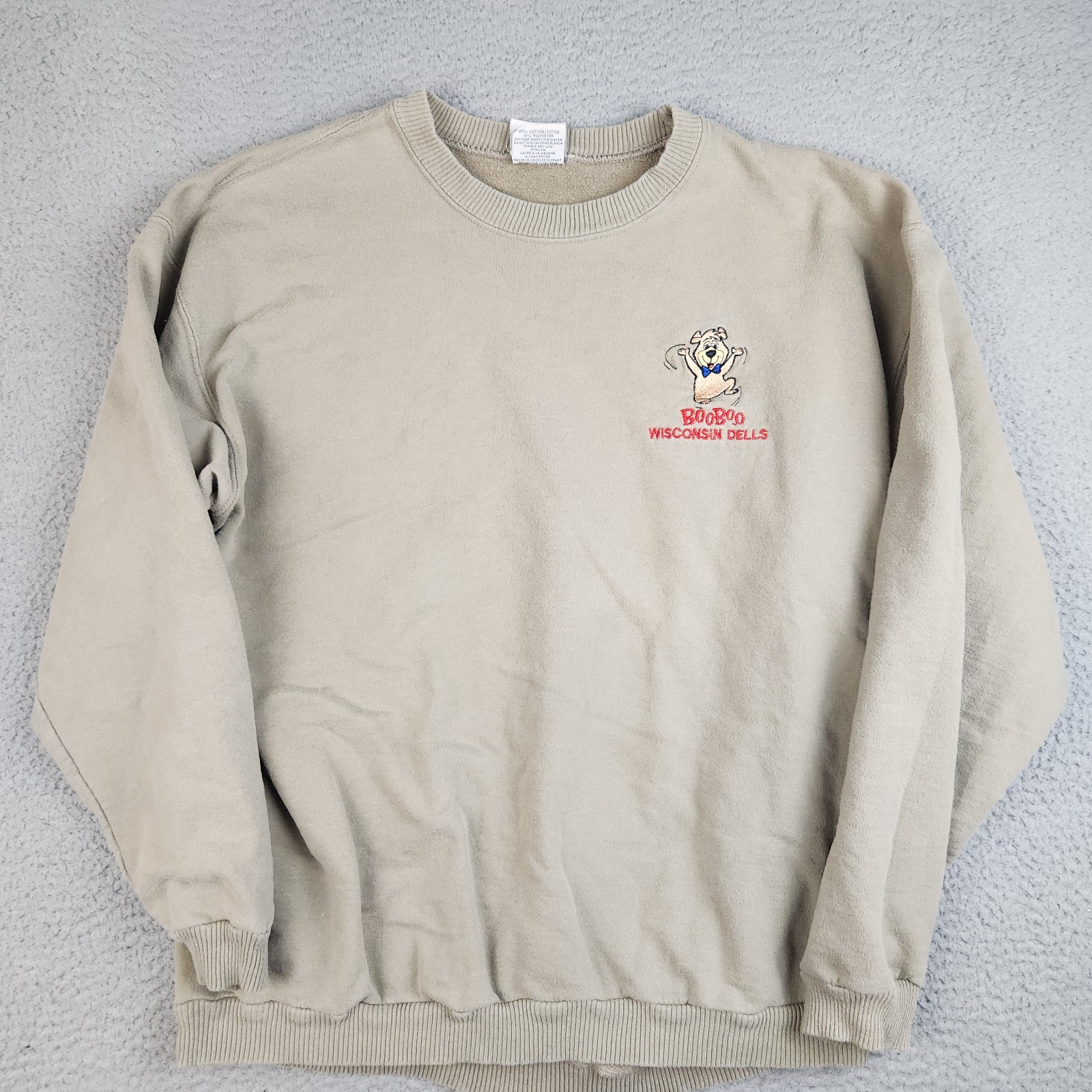 VTG Yogi Bear’s Jellystone Park Sweatshirt Mens Large 90’s Boo-Boo WI Dells Camp