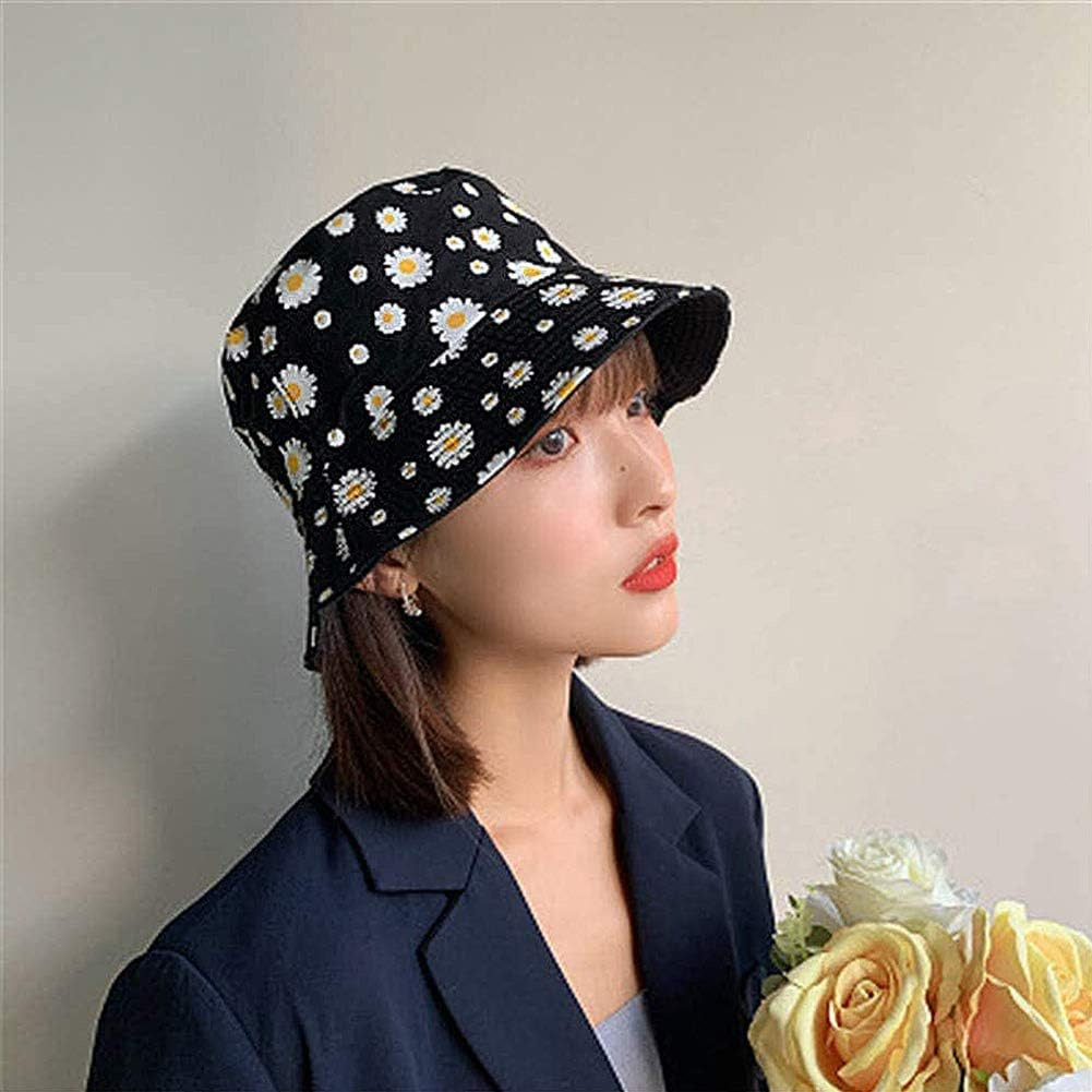 Unisex Bucket Hat Beach Sun Hat Aesthetic Fishing Hat for Men Women Teens, Rever