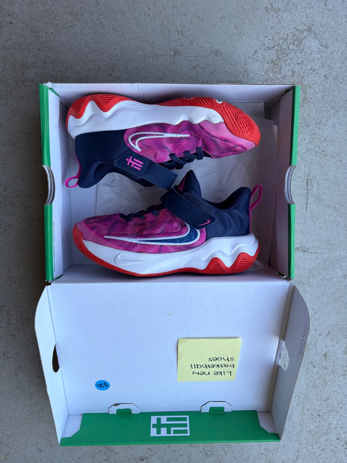GIANNIS IMMORTALITY 4 SE Red picante Girls 1Y basketball shoes, in original box
