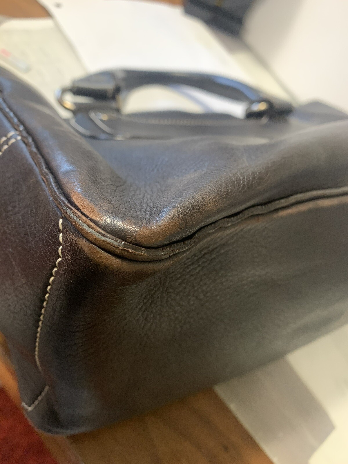 celine womens boogie leather bag