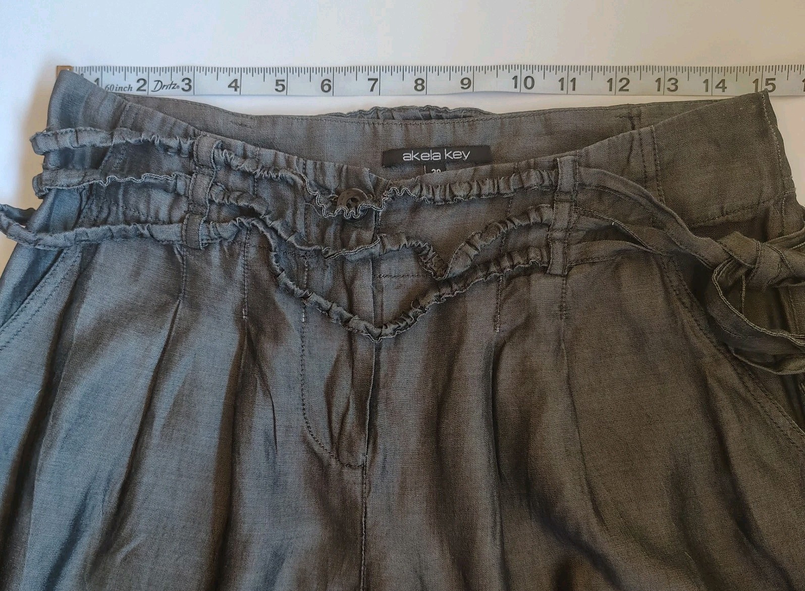 Akela Key French Designer Pants Size 6 Edgy Indie Cyberpunk Rave Festival 90s