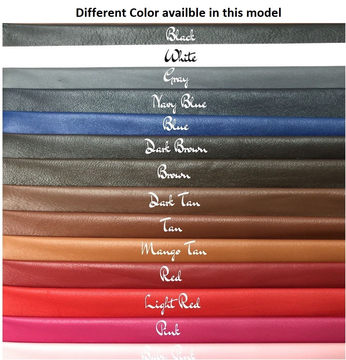 Genuine Leather Cargo Pants Men Black Red Wide Leg Drawstring Streetwear