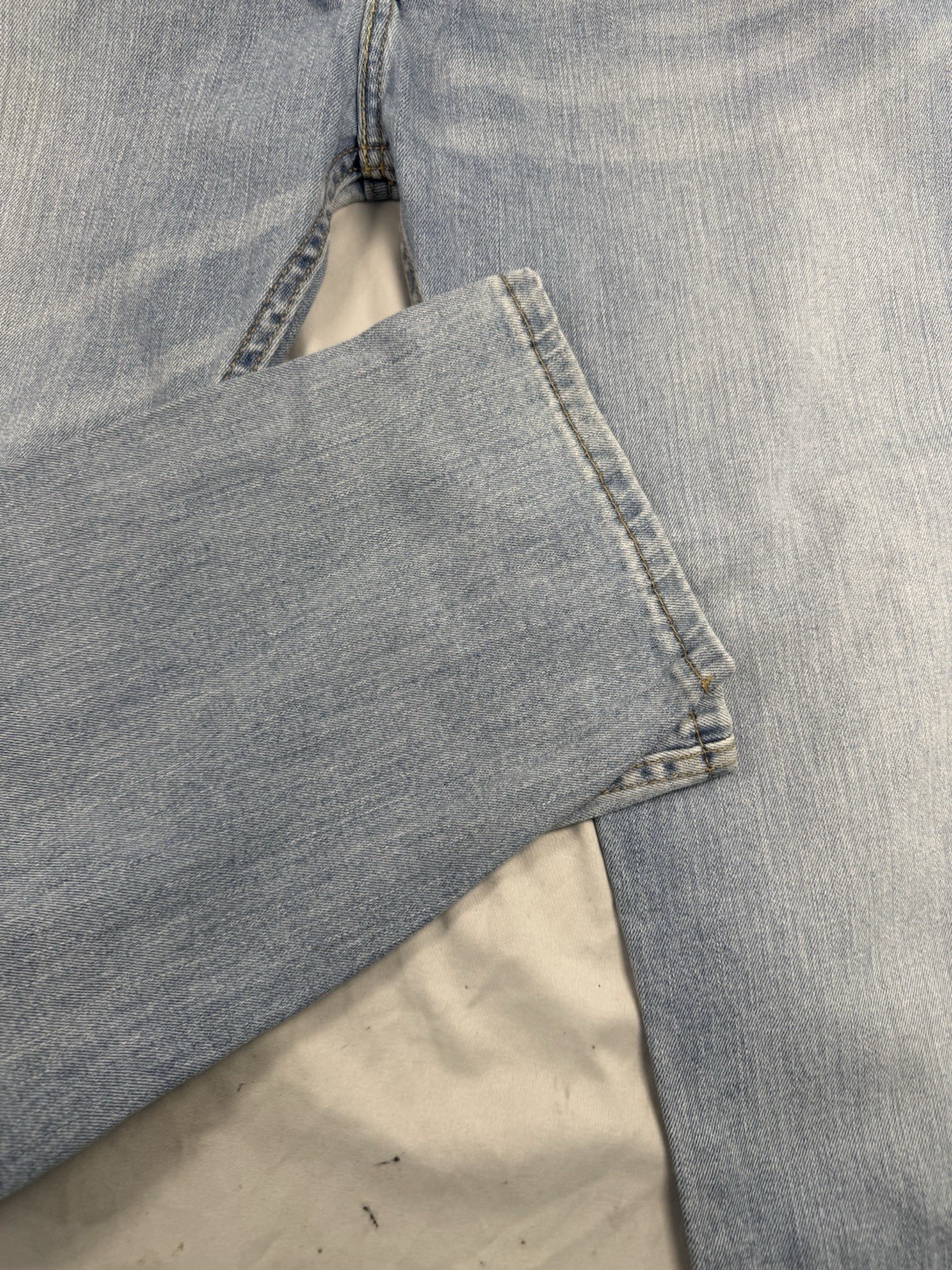 Levi’s 505 Regular Fit Jeans Men’s 40×30 Light Wash Straight Leg Denim