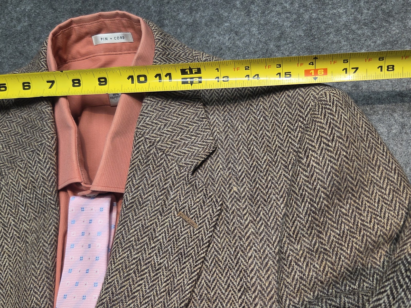 Harwick By Kingsport Blazer Jacket Men 40 Tweed Wool Inner Pockets Lined Canada