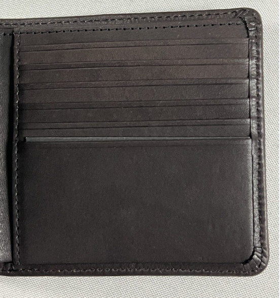 Filson Rugged Twill Packer Wallet Leather Canvas Bifold Maple Bark Camo USA Made