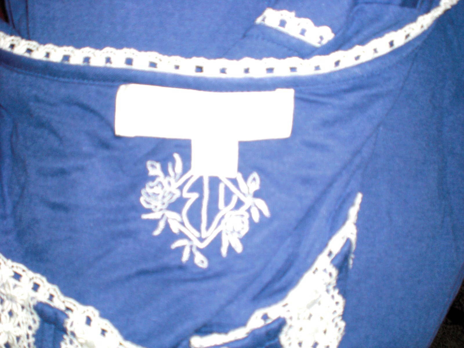 EILEEN WEST Size M Preowned Long Shade of Blue Nightgown