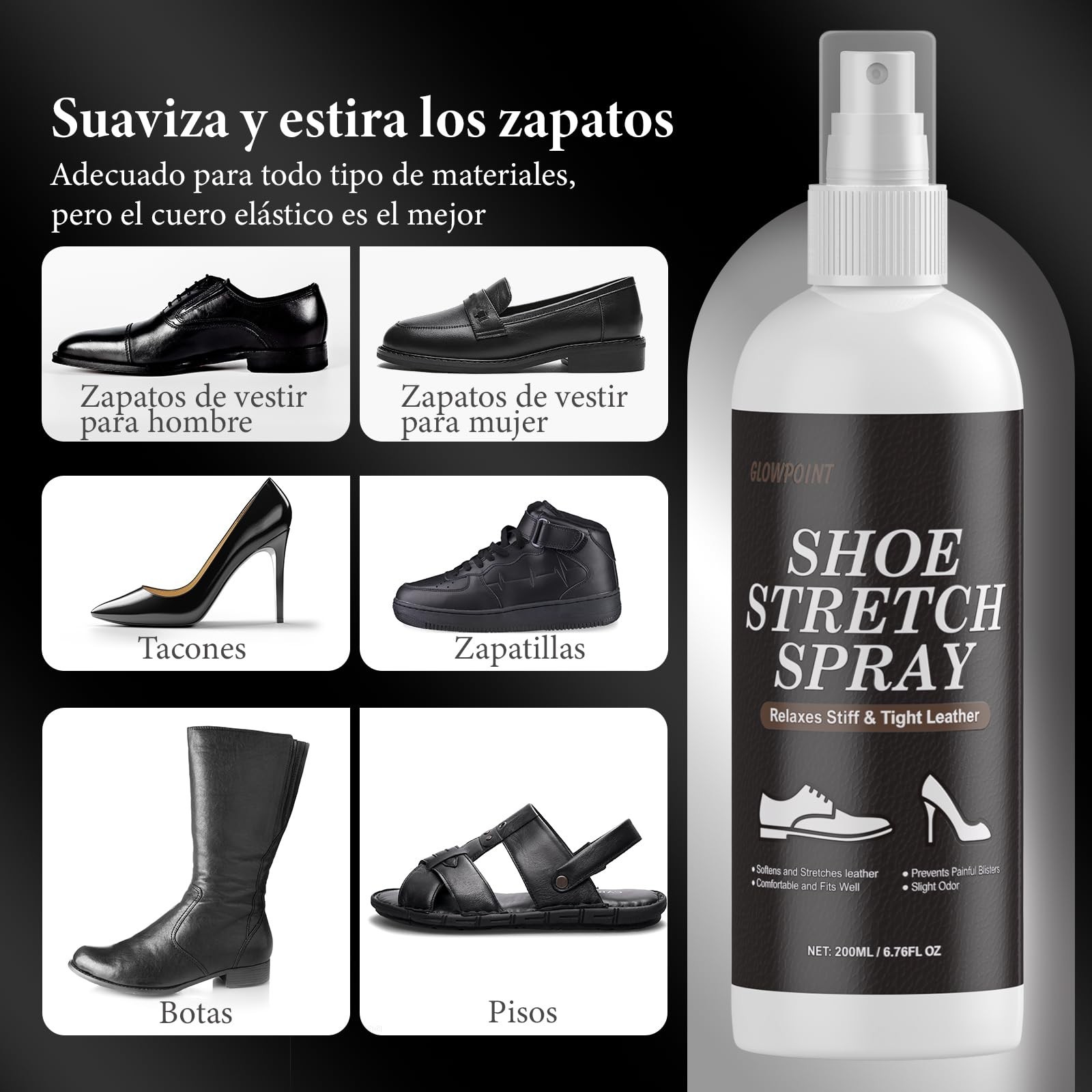 Shoe Stretch Spray, 7.05 oz Boot Stretch Spray for Man and Woman, Professiona…