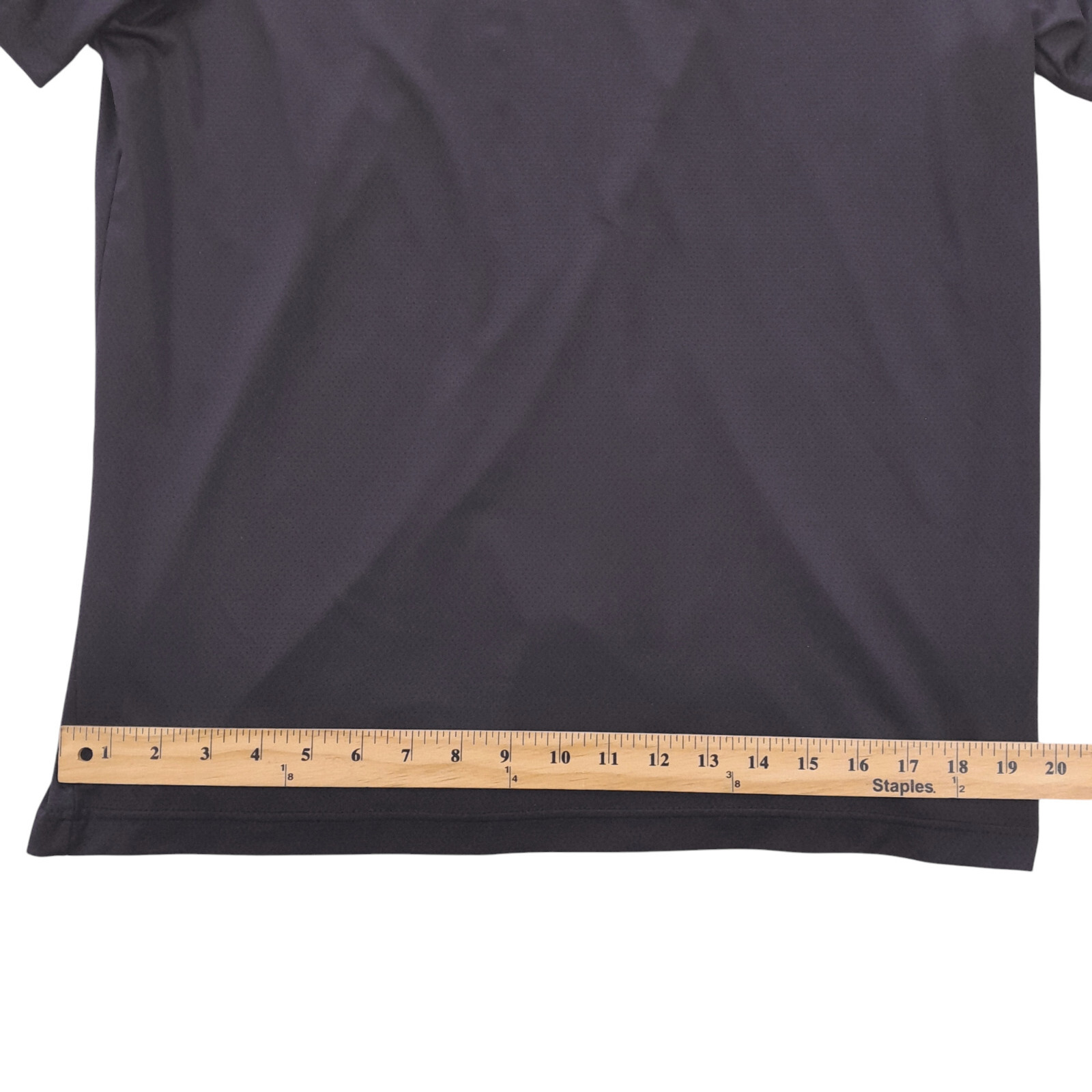 Athletic Works mesh knit active wear t-shirt Men M(C40)black/Poly-Spandex