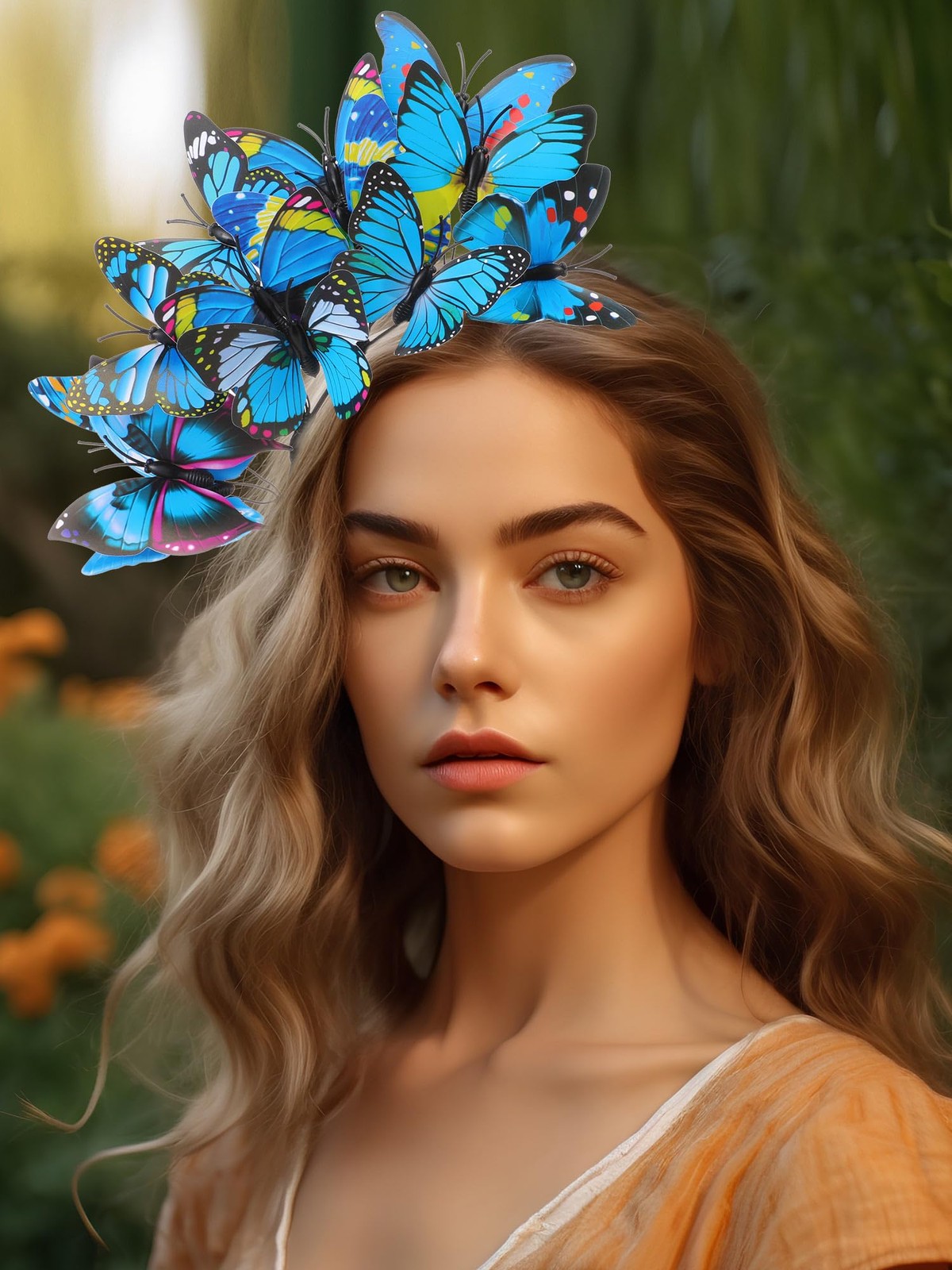 Butterfly Fascinator Hat Monarch Butterfly Headband Women Tea Party Headband