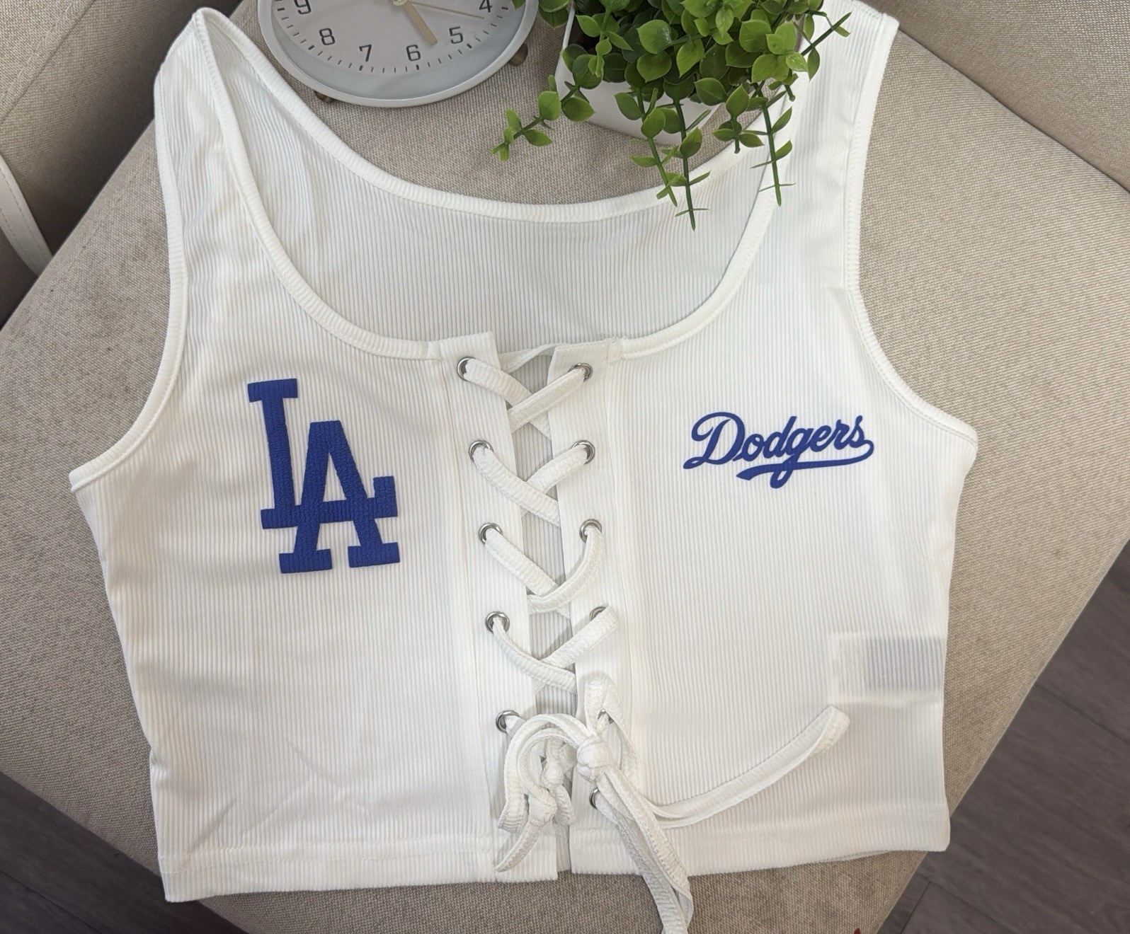 Dodgers Crop Top