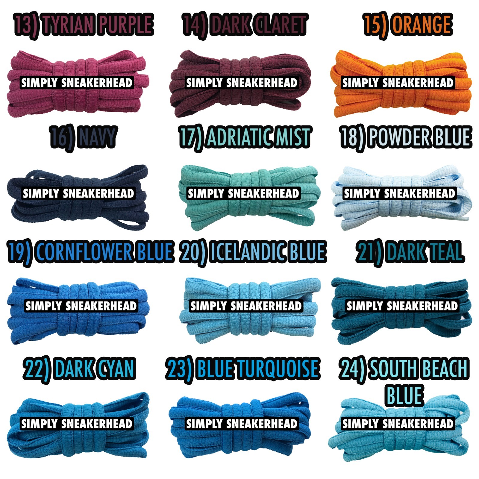 CLASSIC OVAL REPLACEMENT SHOELACES COLORFUL LACES NIKE ADIDAS BUY 2 GET 1 FREE