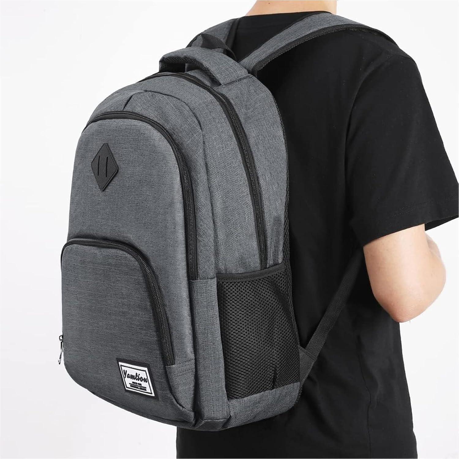 Backpack for Men and Women,School Bookbag for Teenager,15.6 Inch Computer Backpa
