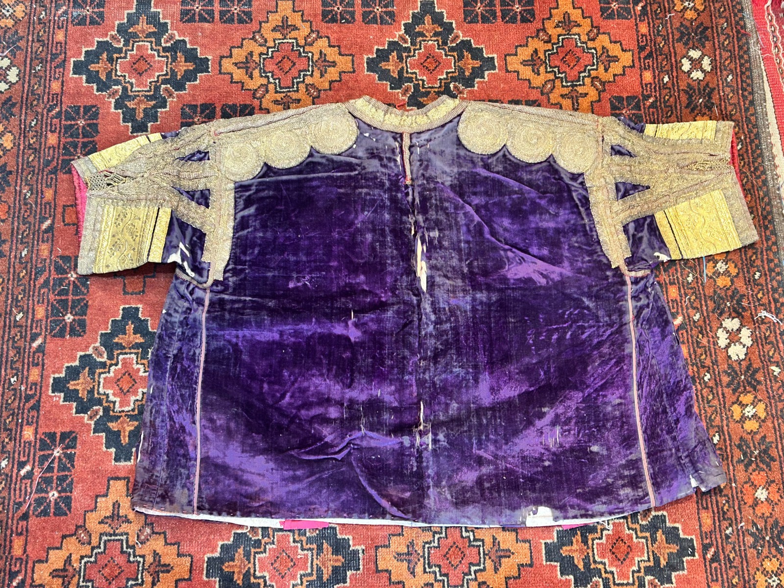 Antique Moroccan Jacket Gold Embroidered