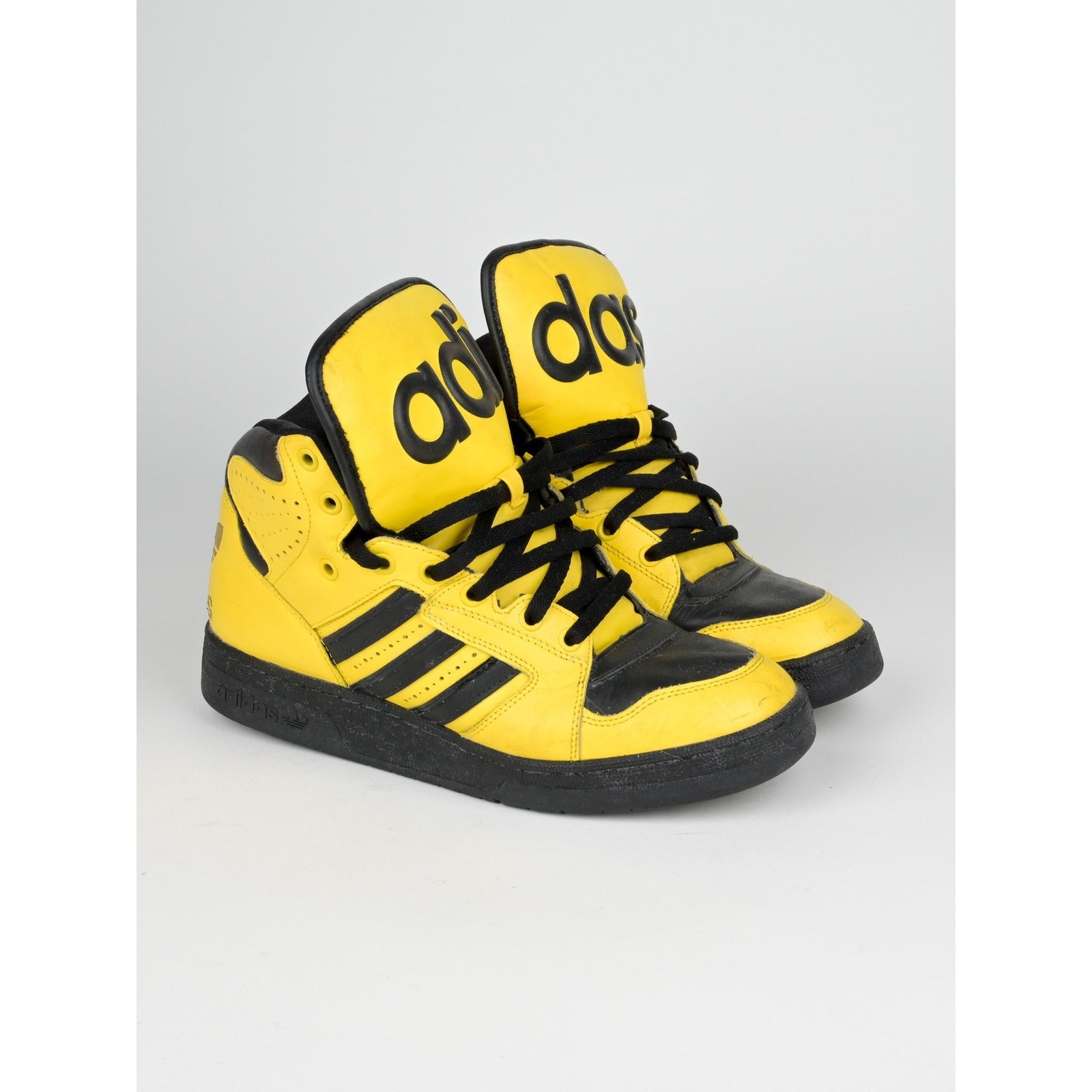 Adidas x Jeremy Scott S/S 2012 Instinct Hi (Black/Yellow) – Size 10