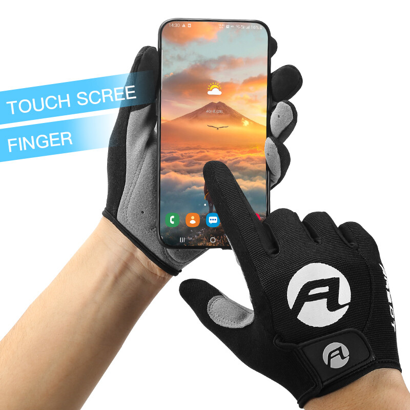 Bicycle Cycling Gloves Full Finger Anti Slip Gel Pad Motorcycle MTB Bike Gloves