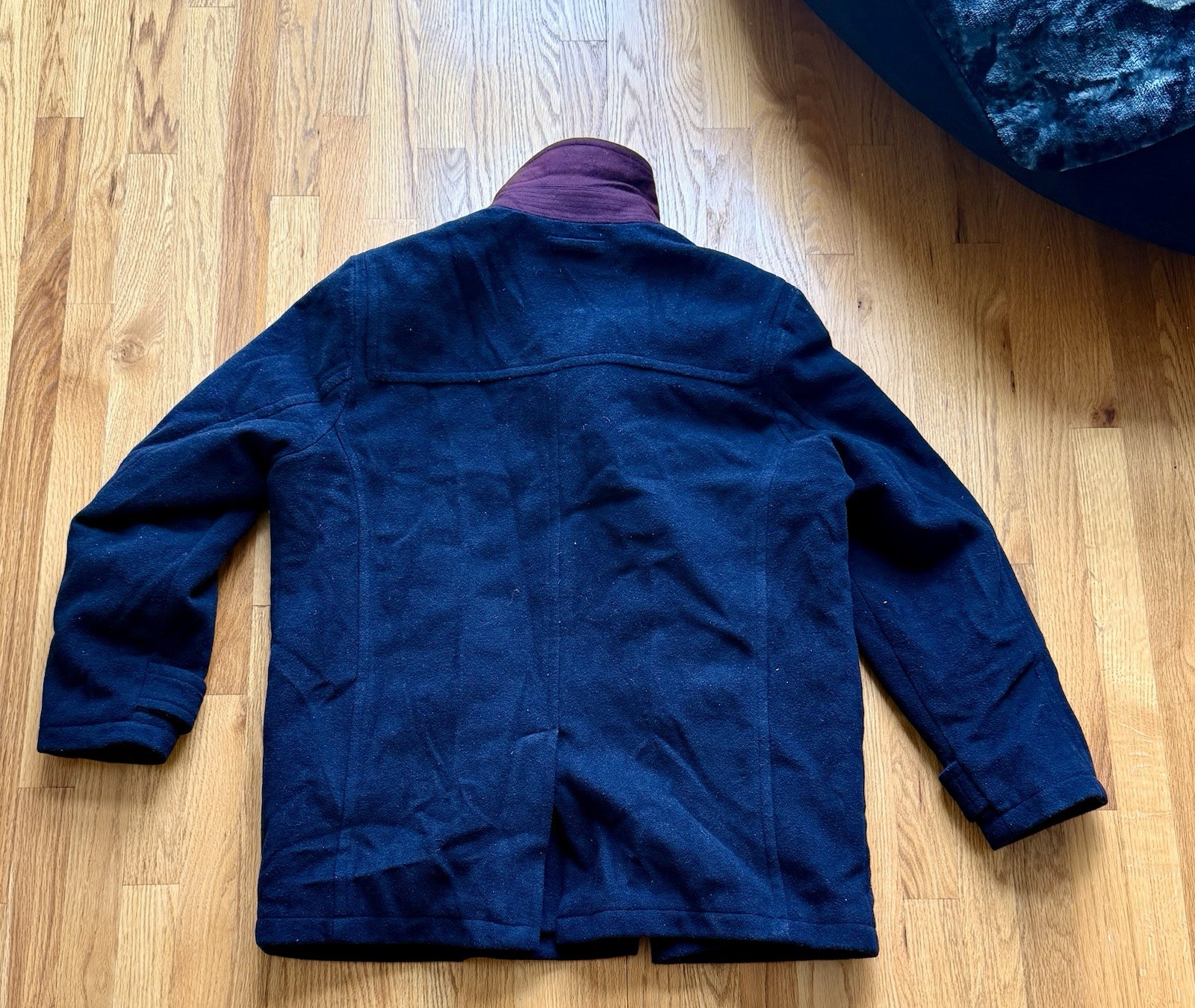 Tommy Hilfiger Men’s XL Navy Double Breasted Peacoat Jacket