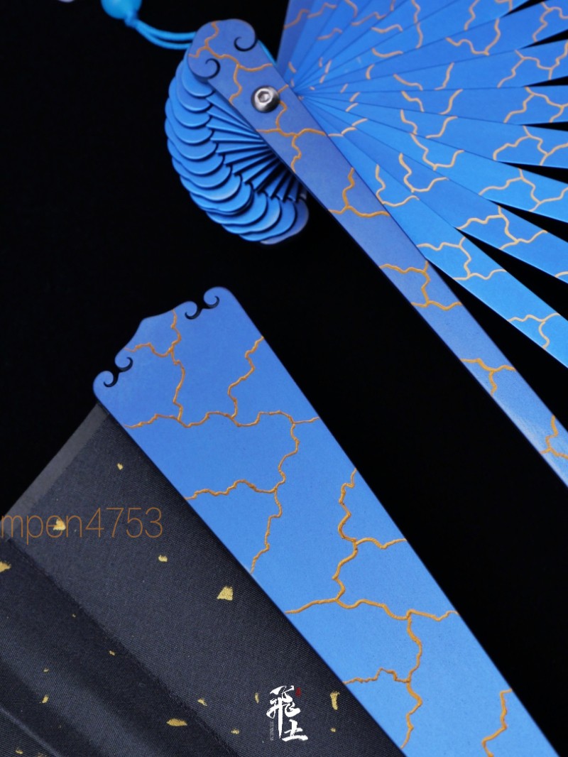 10 In Titanium Alloy Folding Fan Metal Hand Fan Martial Arts Kung Fu Pocket Fan