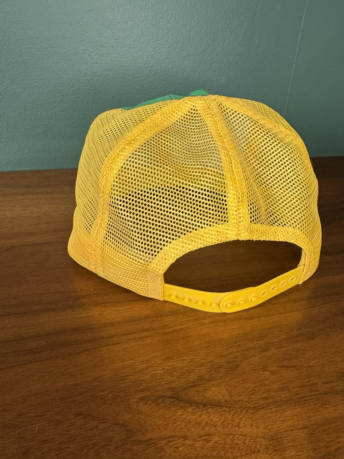 Vintage Green and Yellow “Granite Construction Company” Mesh Snapback