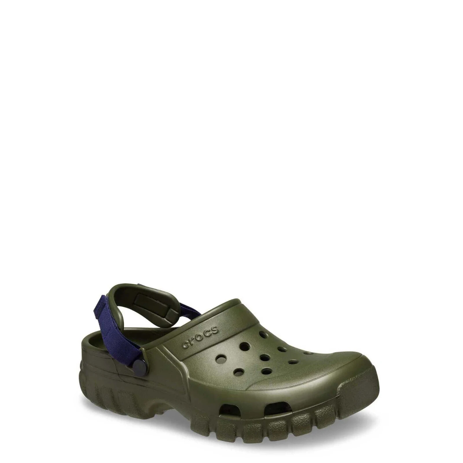 Crocs Men’s Offroad Sport Clogs Slip-on Sandals – US Size 12 | Army Green / Navy