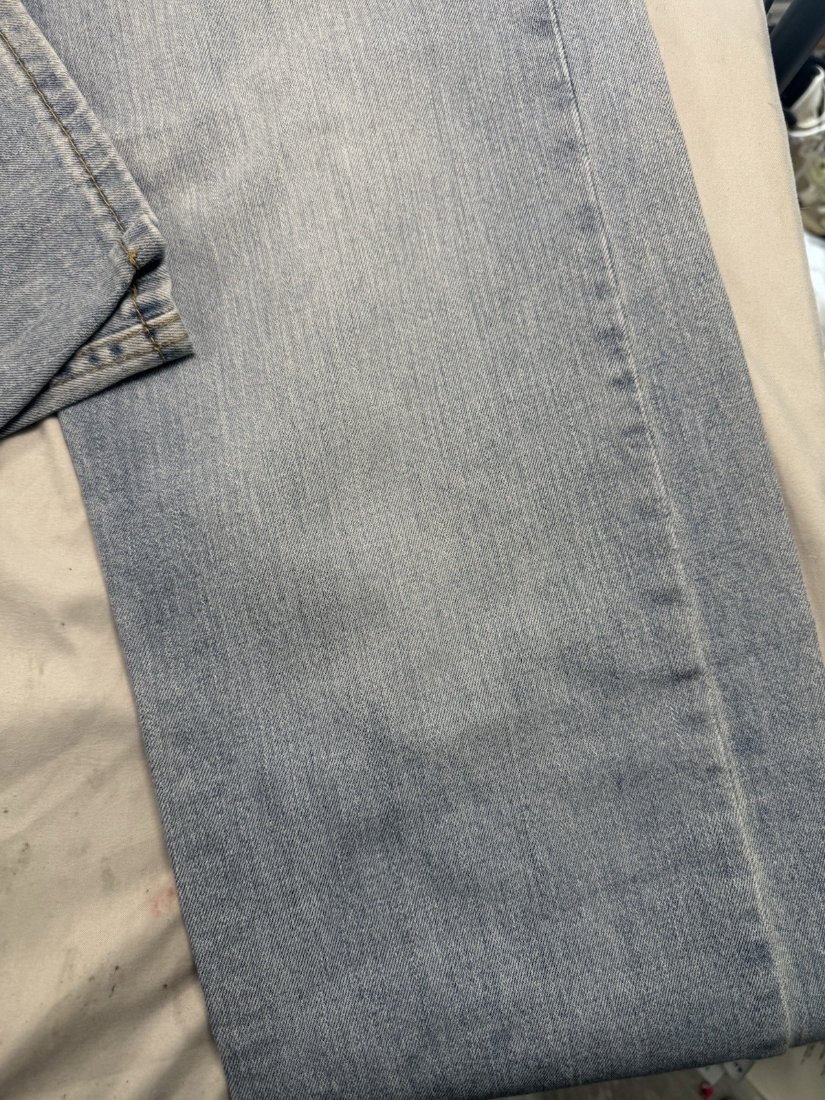 Levi’s 505 Regular Fit Jeans Men’s 40×30 Light Wash Straight Leg Denim
