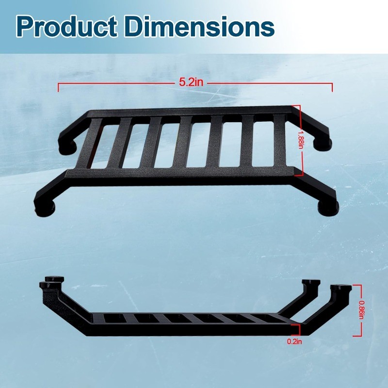 Car Widdle Wadder, 3D Print Automotive Little Ladder Magnet for Refrigerators, D