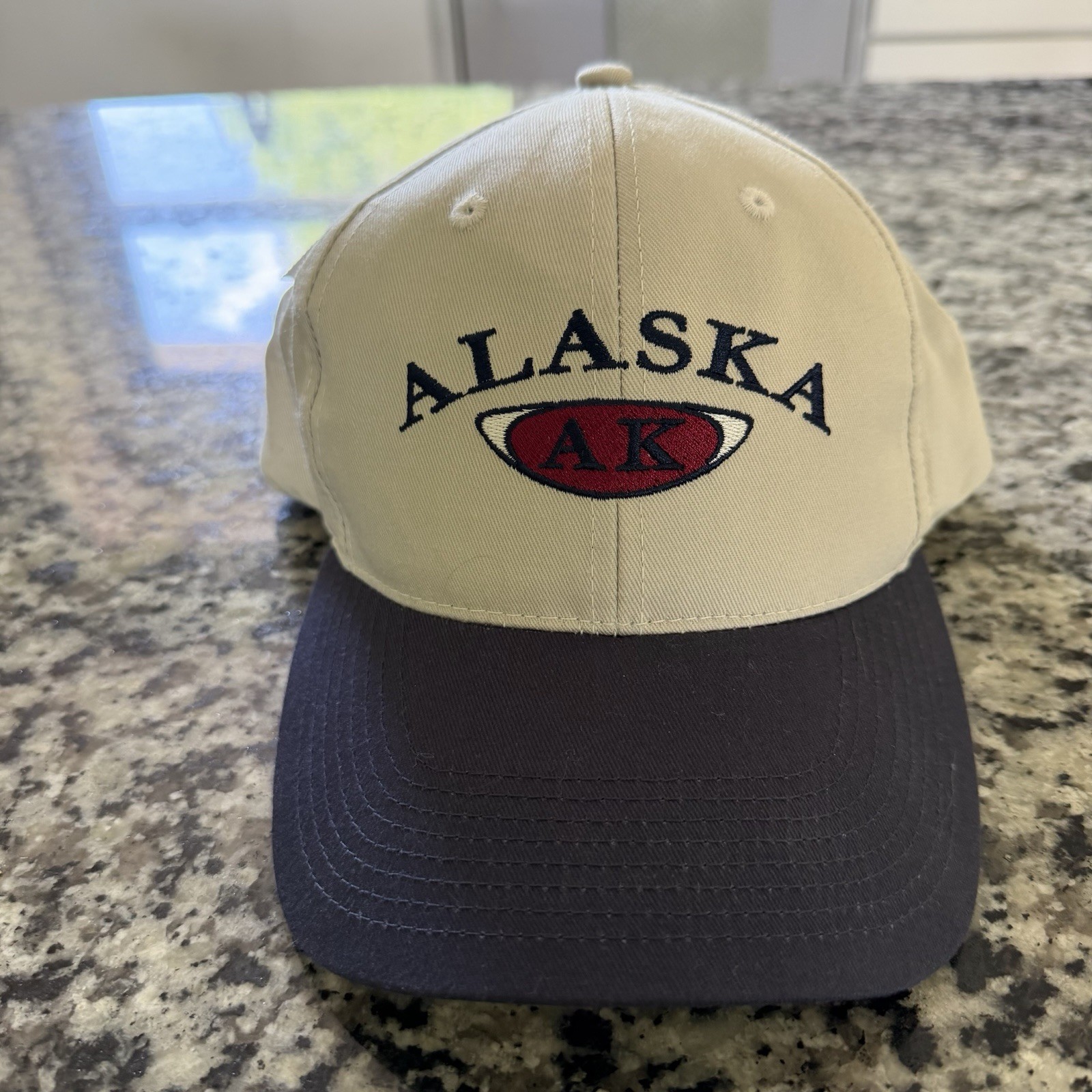 TWO NWT Alaskan Headwear Co. Colorblock Embroidered Snapbacks 100% Cotton