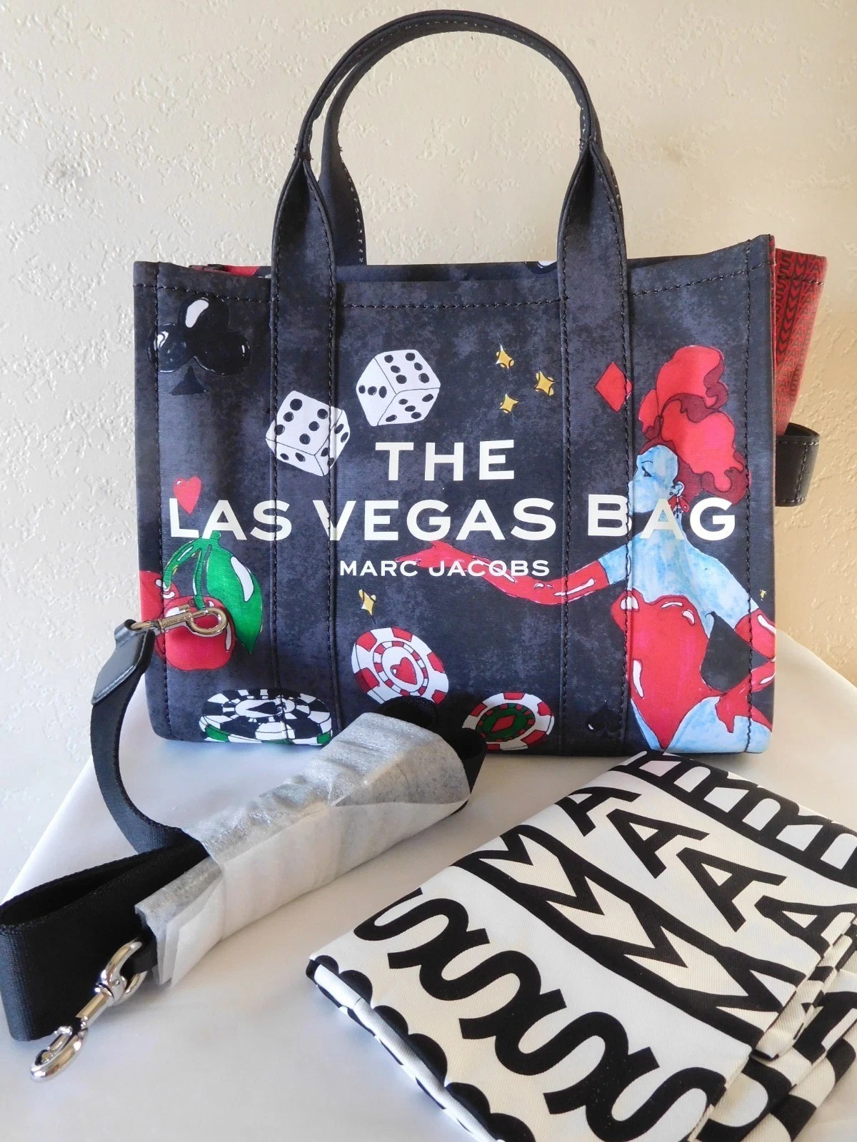 Marc Jacobs The Las Vegas LIMITED EDITION City Capsule Canvas Tote Bag Handbag