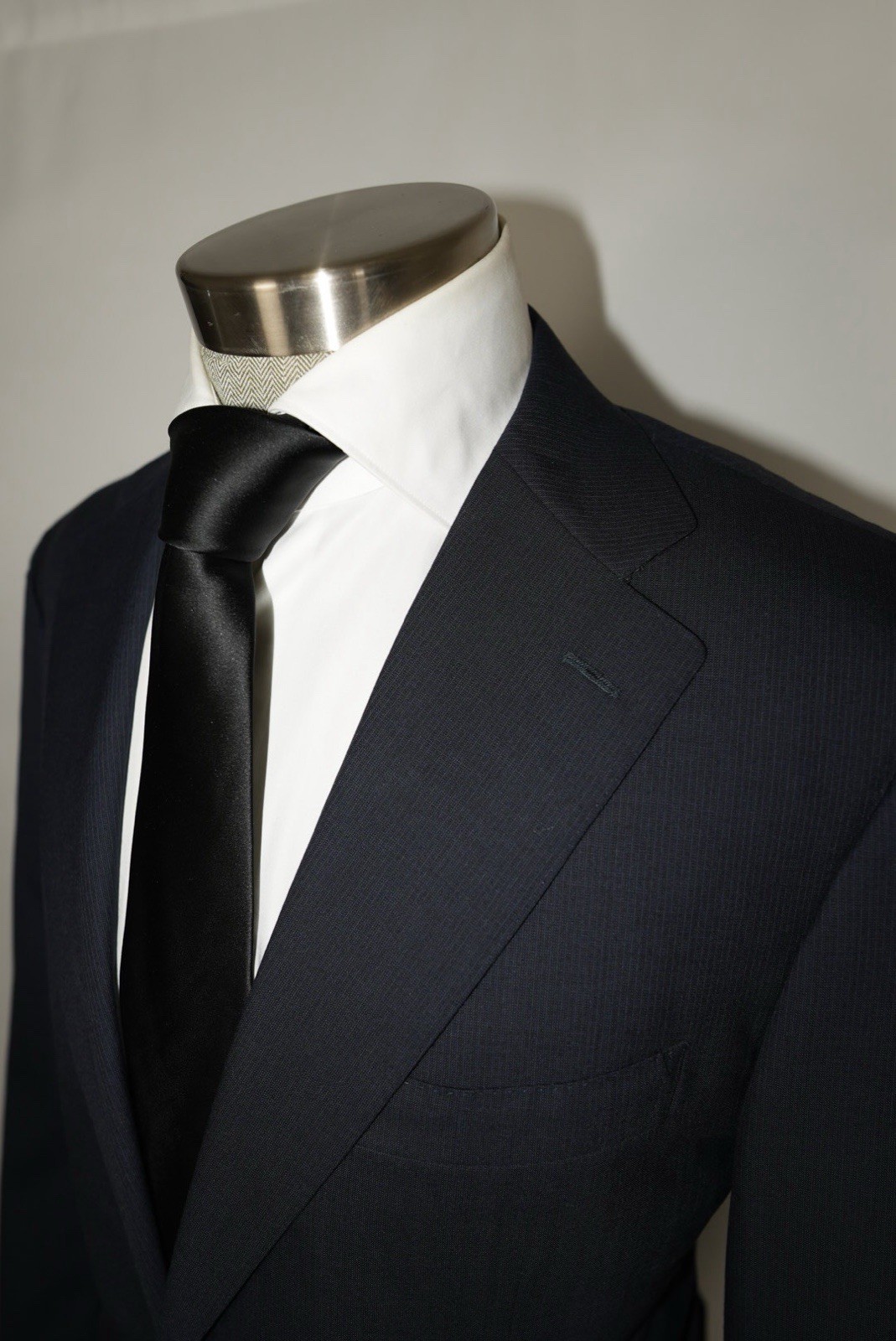 Canali Wool Medium 40R Blue Sport Coat Suit Jacket Blazer Trim 50R EU