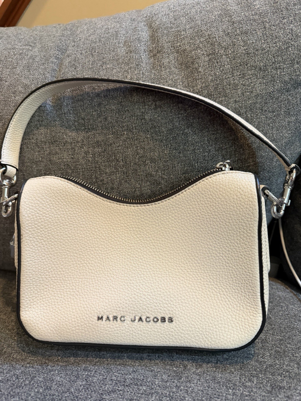 Marc Jacobs Drifter Small Convertible Shoulder Bag in the Marshmallow color