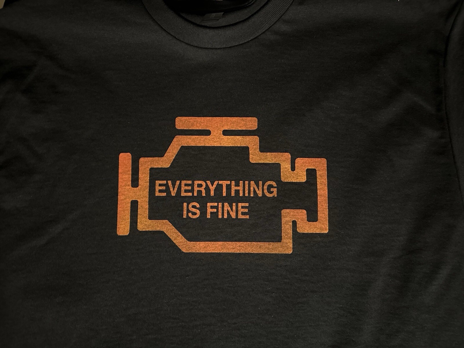 Check Engine Light T Shirt JDM Honda Civic Toyota Supra Subaru BMW Nissan 2JZ