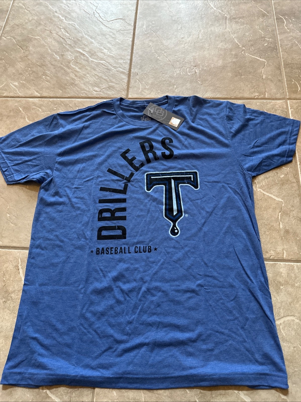 108 Stitches Tulsa Drillers Baseball T Shirt Men’s Size XL