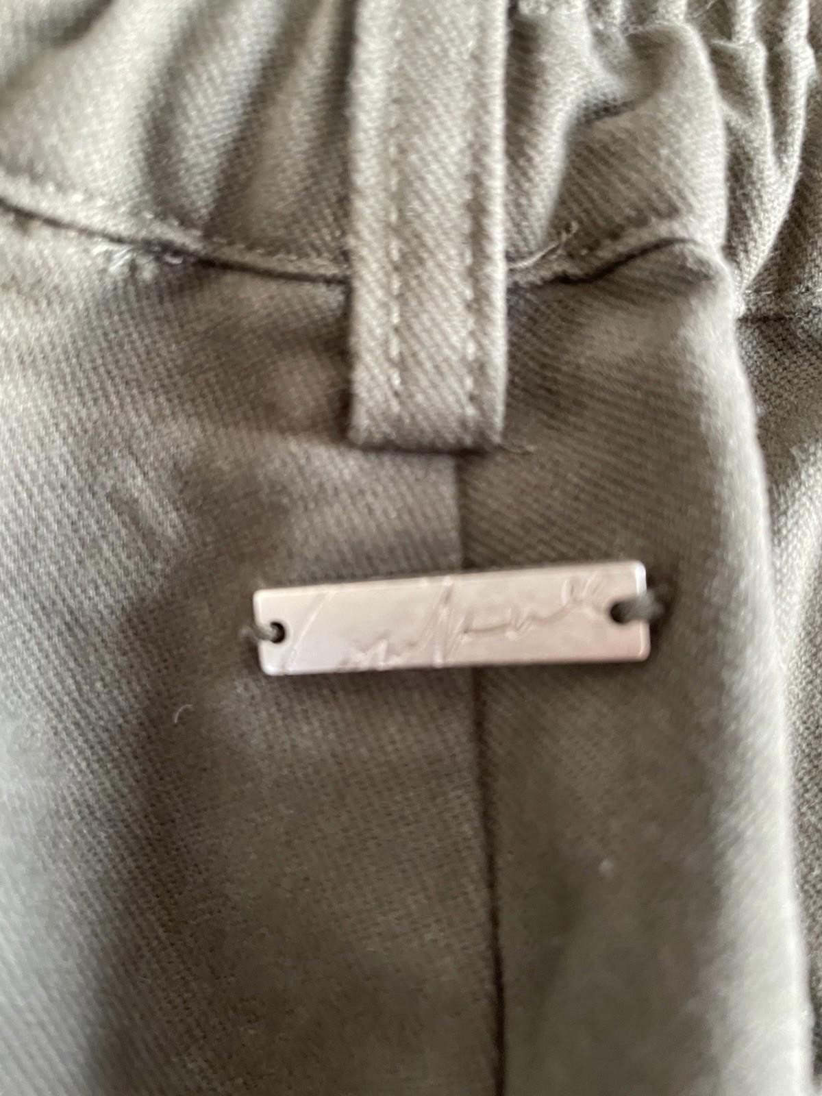 The Couture Club Panelled Cargo Pants Trousers – Khaki/Olive Green S
