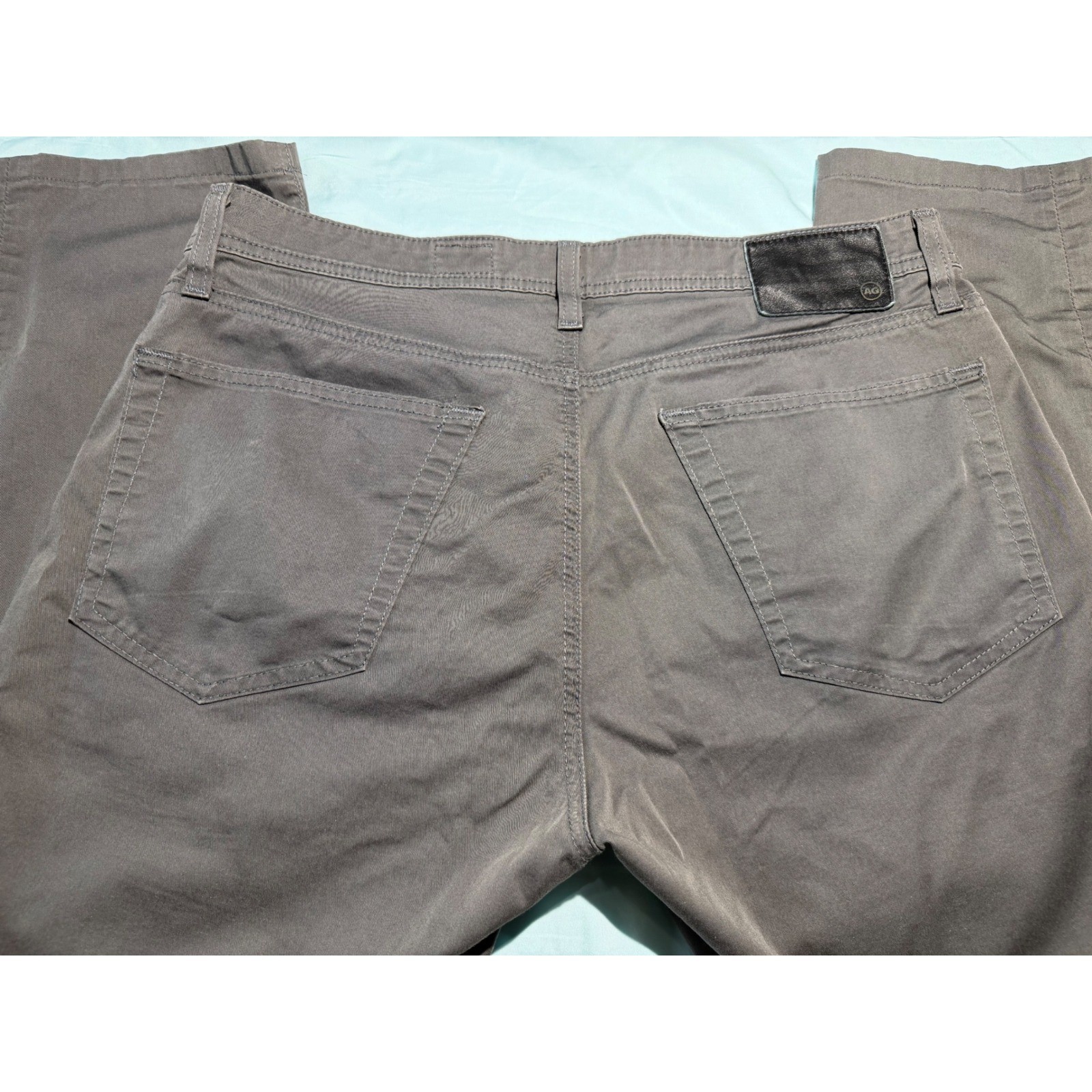 AG Adriano Goldschmied Tellis Modern Slim Fit Pants Grey Mens 33×28 1783HPTOSGY