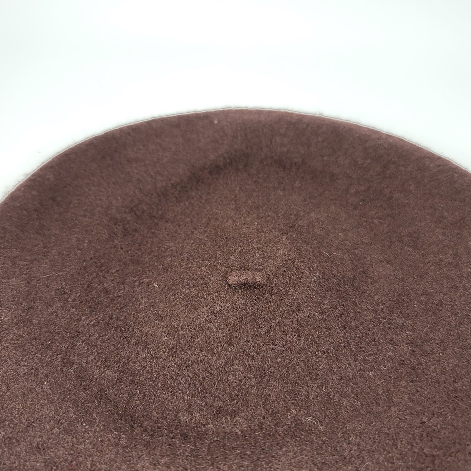 Brown Wool Beret Classic French Style Hat 100% Wool Warm & Stylish Vintage