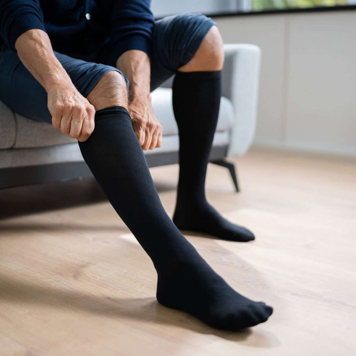 3 Pairs Compression Socks Stockings Womens Mens Knee High Medical 20-30 S/M-4XL
