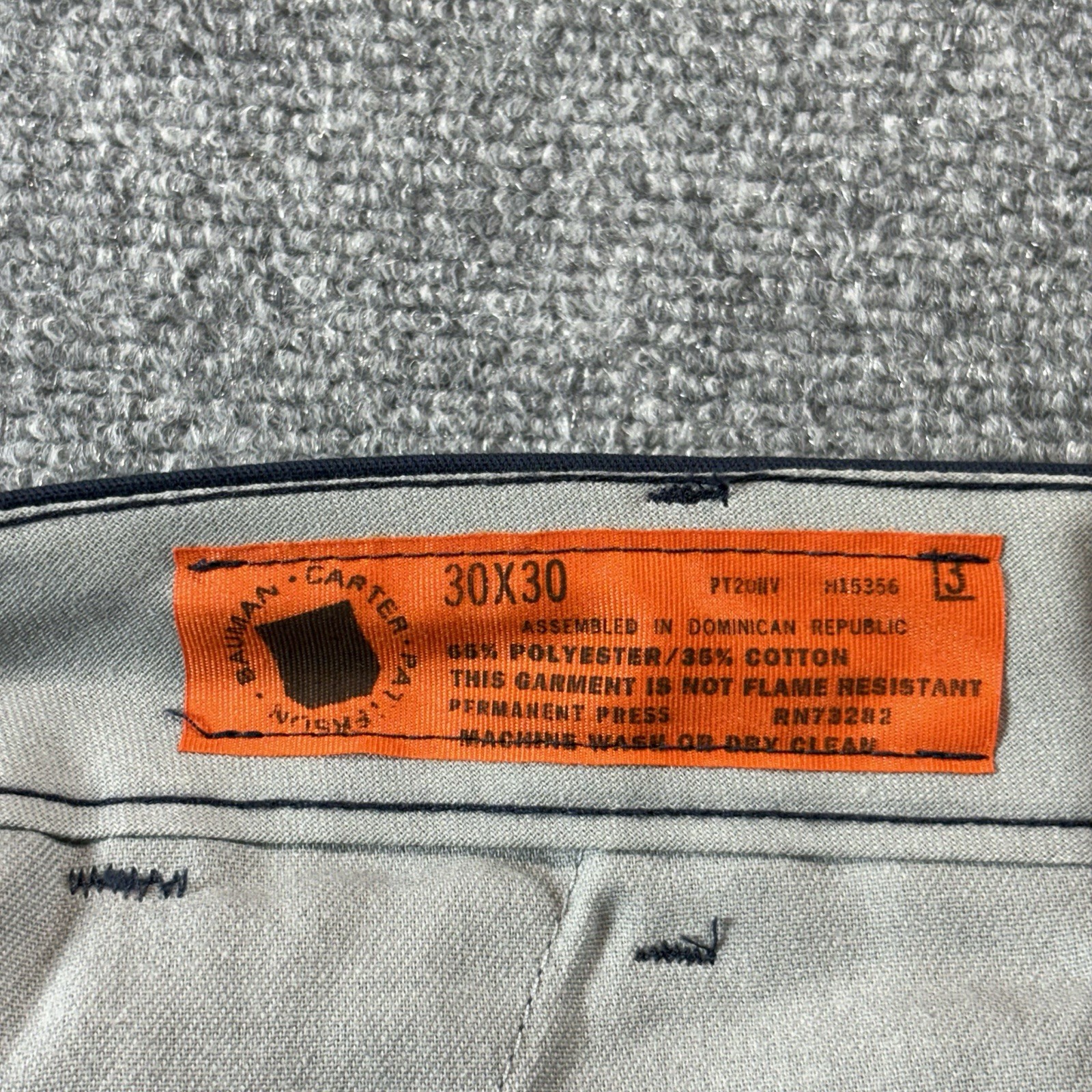 Red Cap PT20NV Dura-Kap Work Pants Size 30X30 Blue
