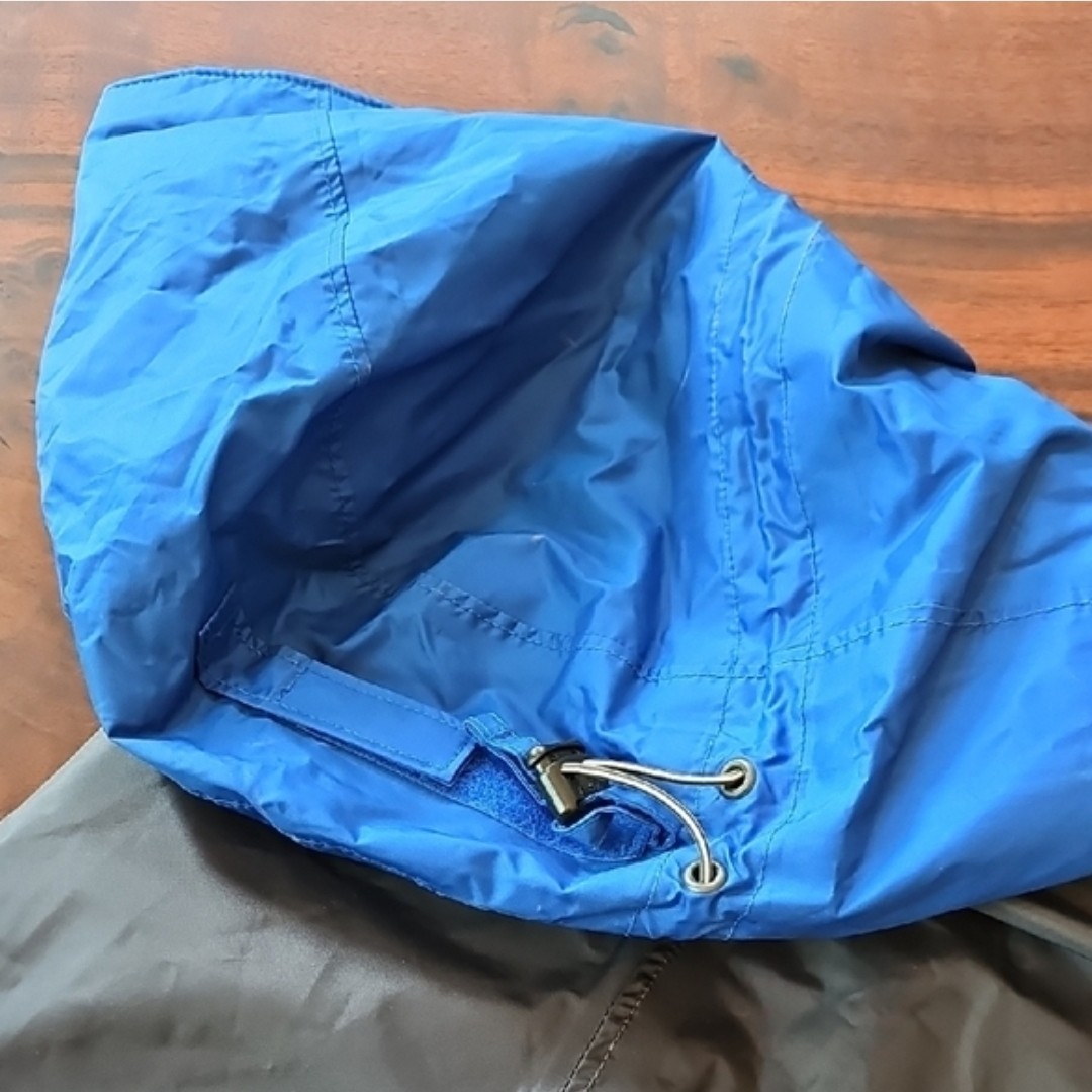 Columbia Omni-Tech Men’s Tall LT Hooded Waterproof Breathable Jacket Blue/Gray