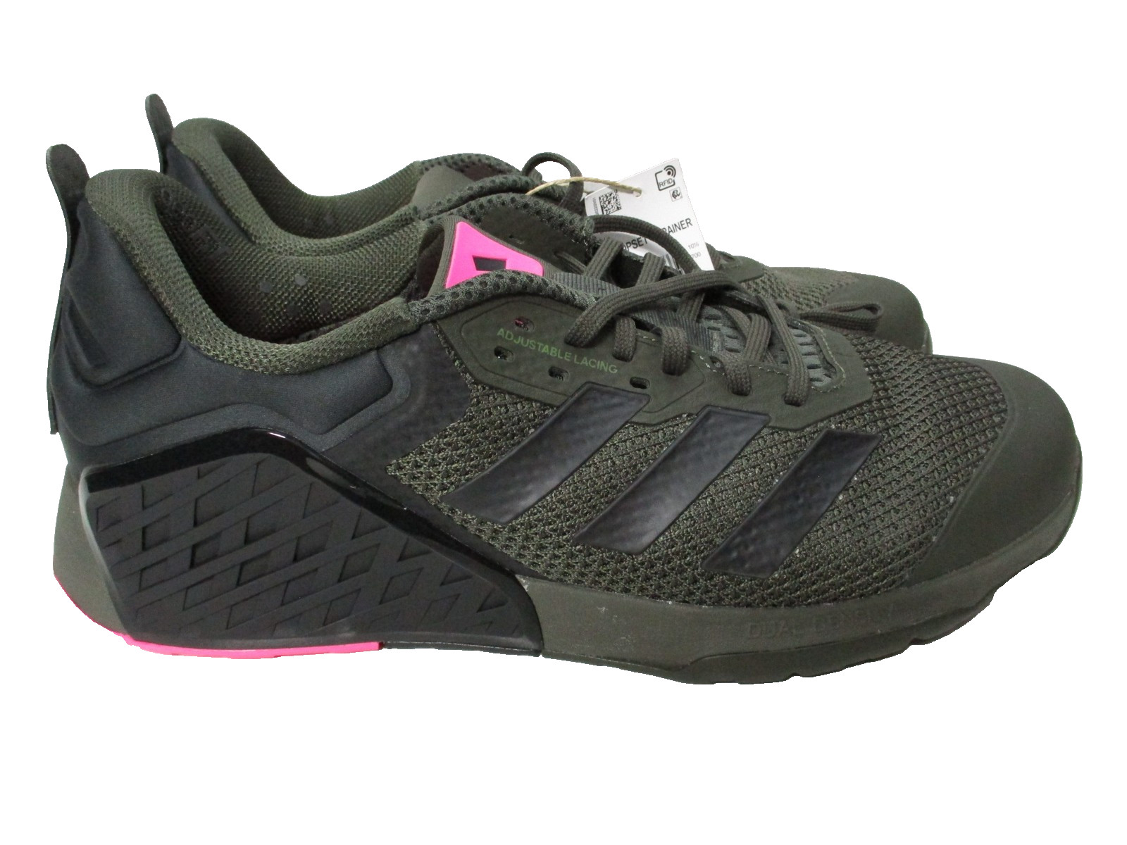 Adidas Dropset 3 Trainer Shoes Mens Size 11 Athletic Green Workout Sneakers