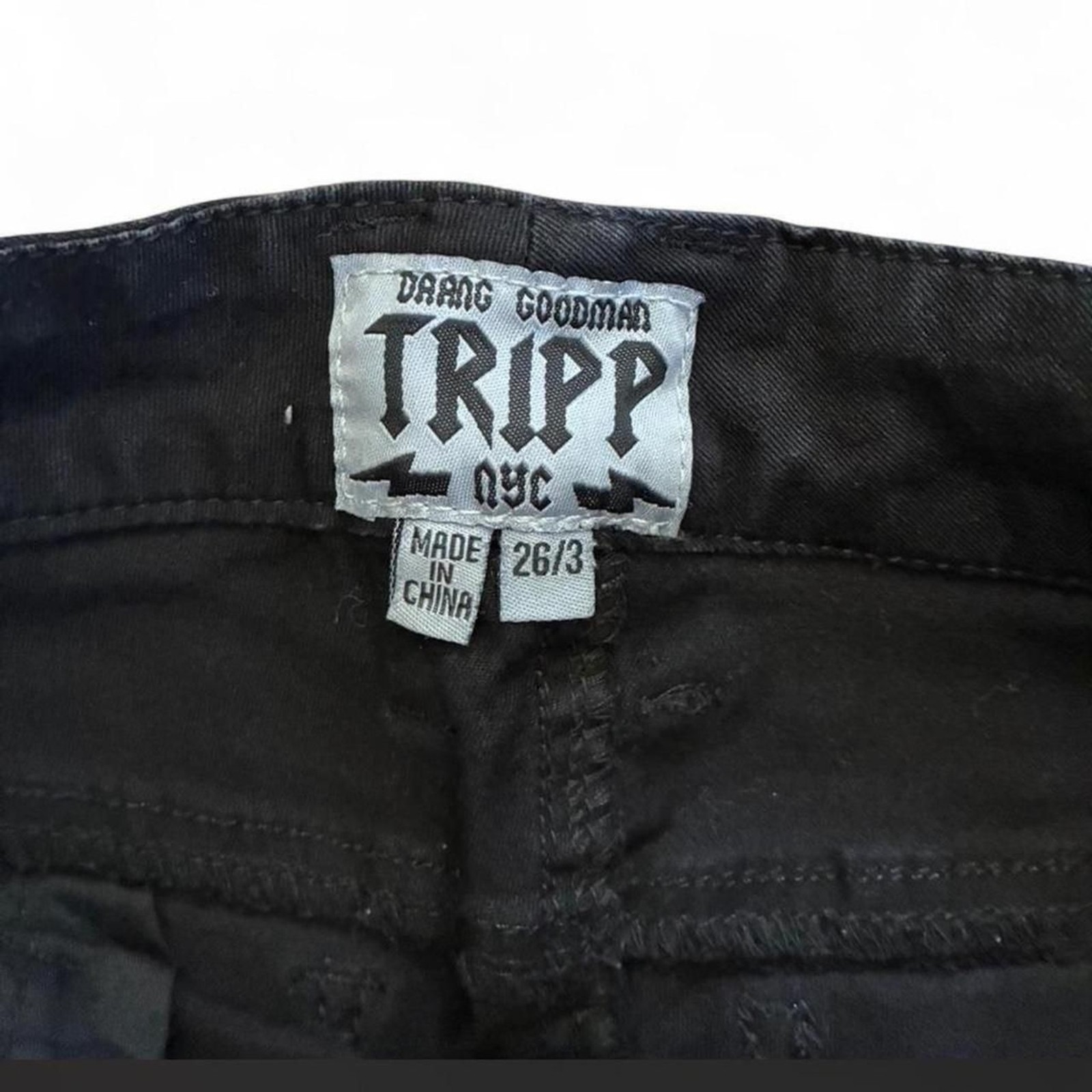 Vintage Y2K Tripp NYC Pants + CUSTOM Tripp NYC skull vest bundle deal Size S 26W