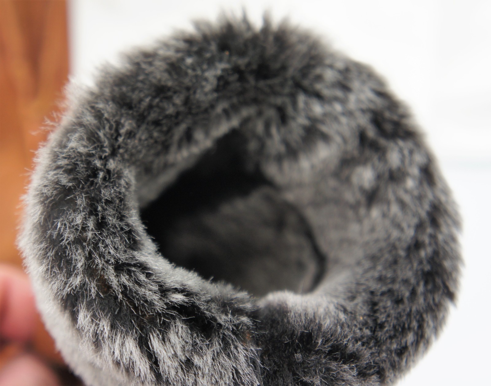 REAL GENUINE SHEEPSKIN SHEARLING LEATHER GLOVES UNISEX, COGNAC BROWN / ASH S-2XL