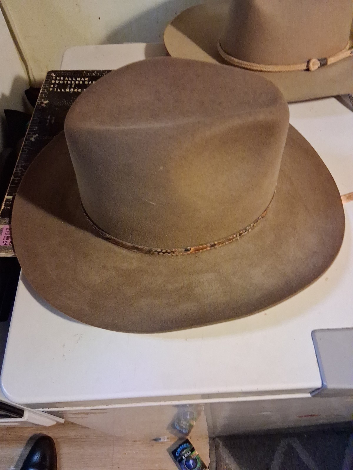 5x Beaver Brand And Eddy Bros Cowboy Hats 7 1/4