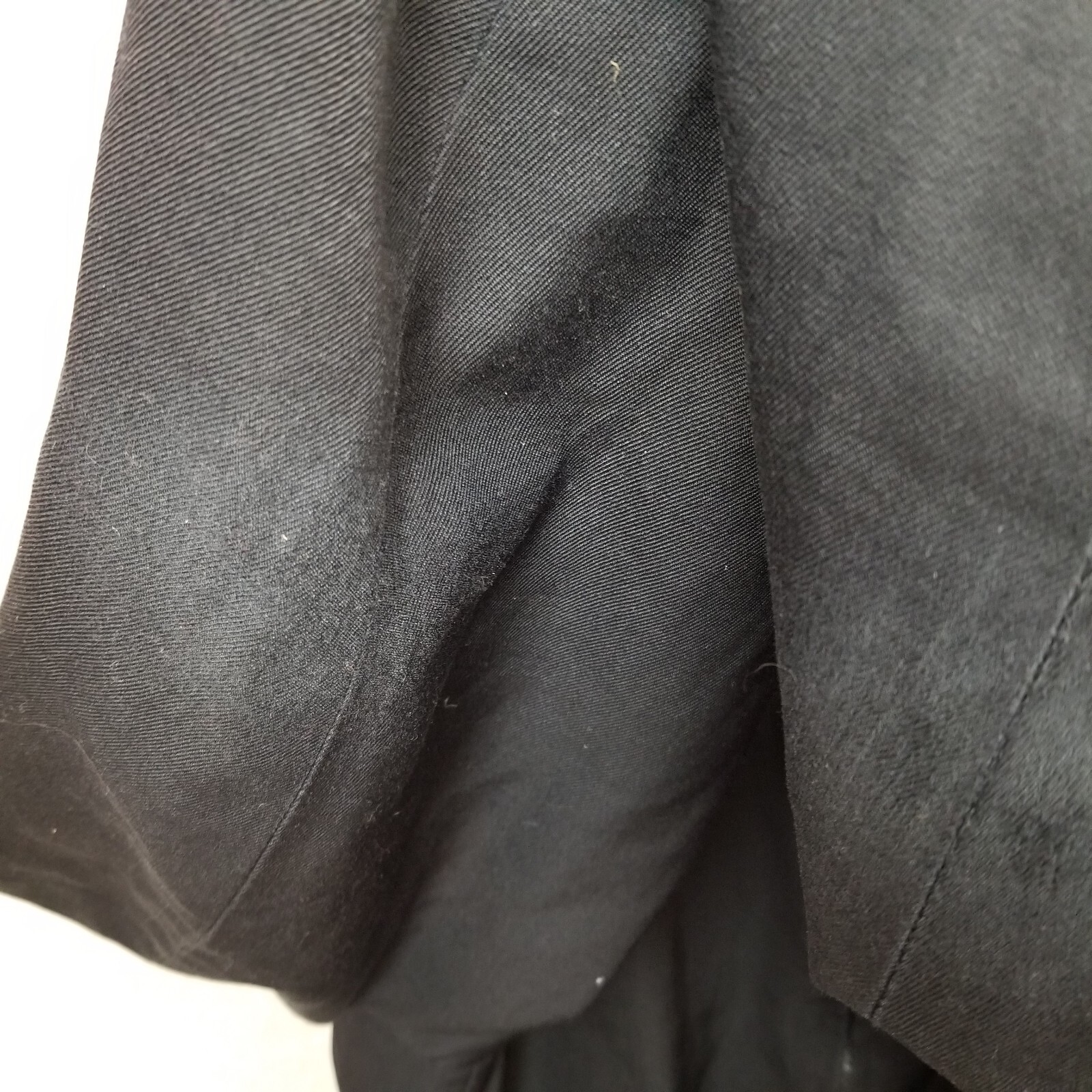 Neptune Garment Co Mens 46 Long Black Polyester Wool Full Zip Jacket