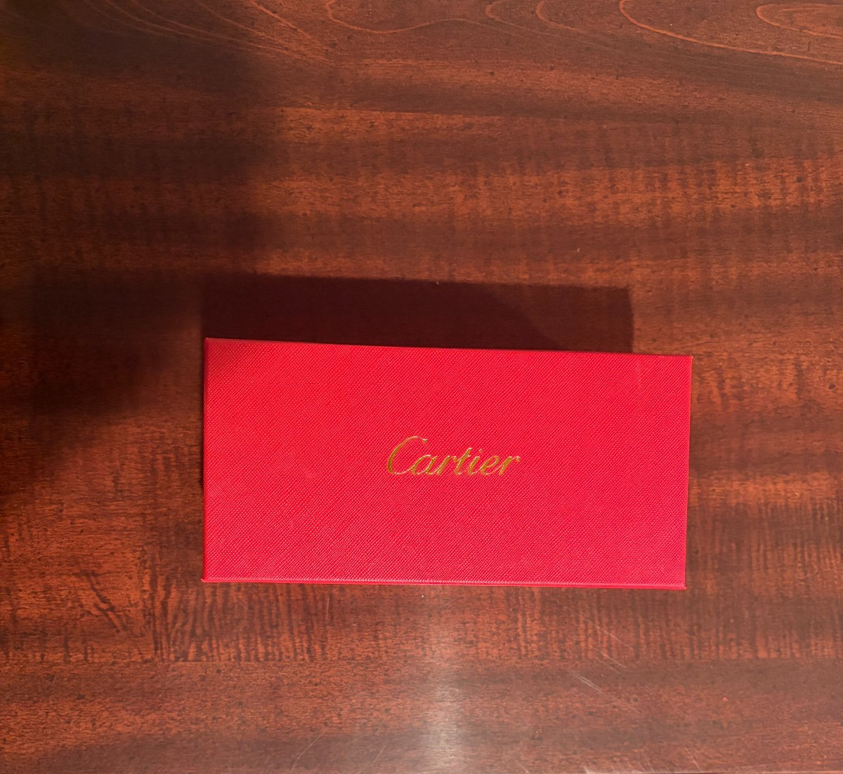 Cartier Big C Diamond Cut black Frameless Lens Gold Frame