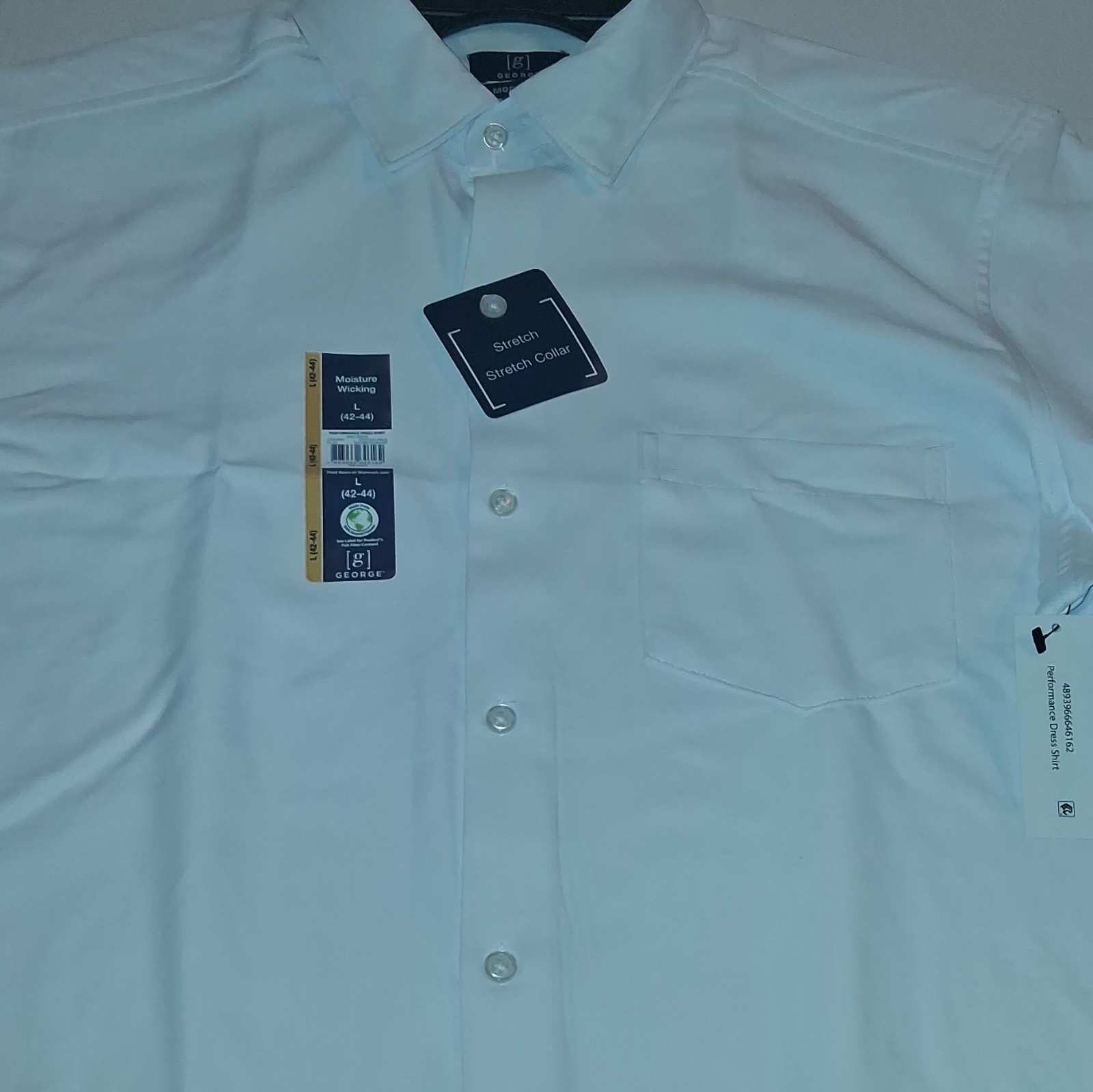 George Modern Fit Moisture Wicking Men’s Stretch Collar L (42-44)