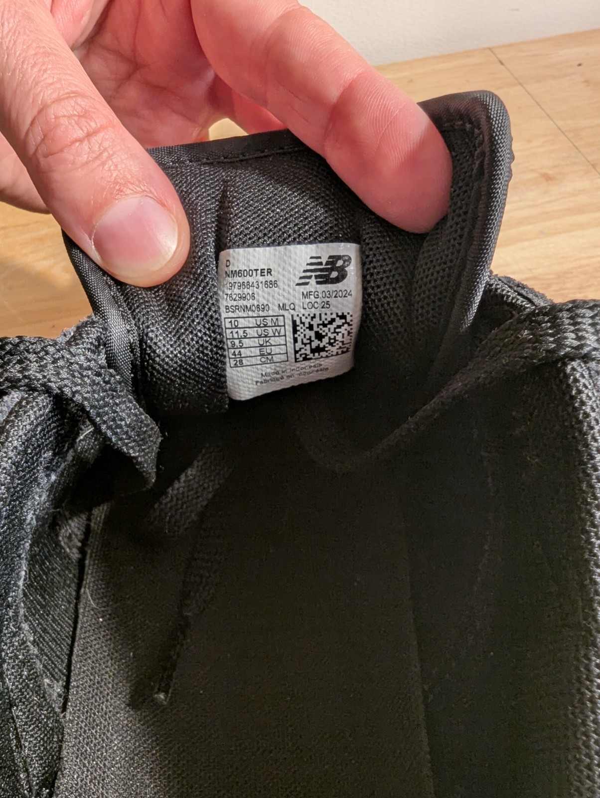 Size 10 – New Balance Numeric 600 Tom Knox black