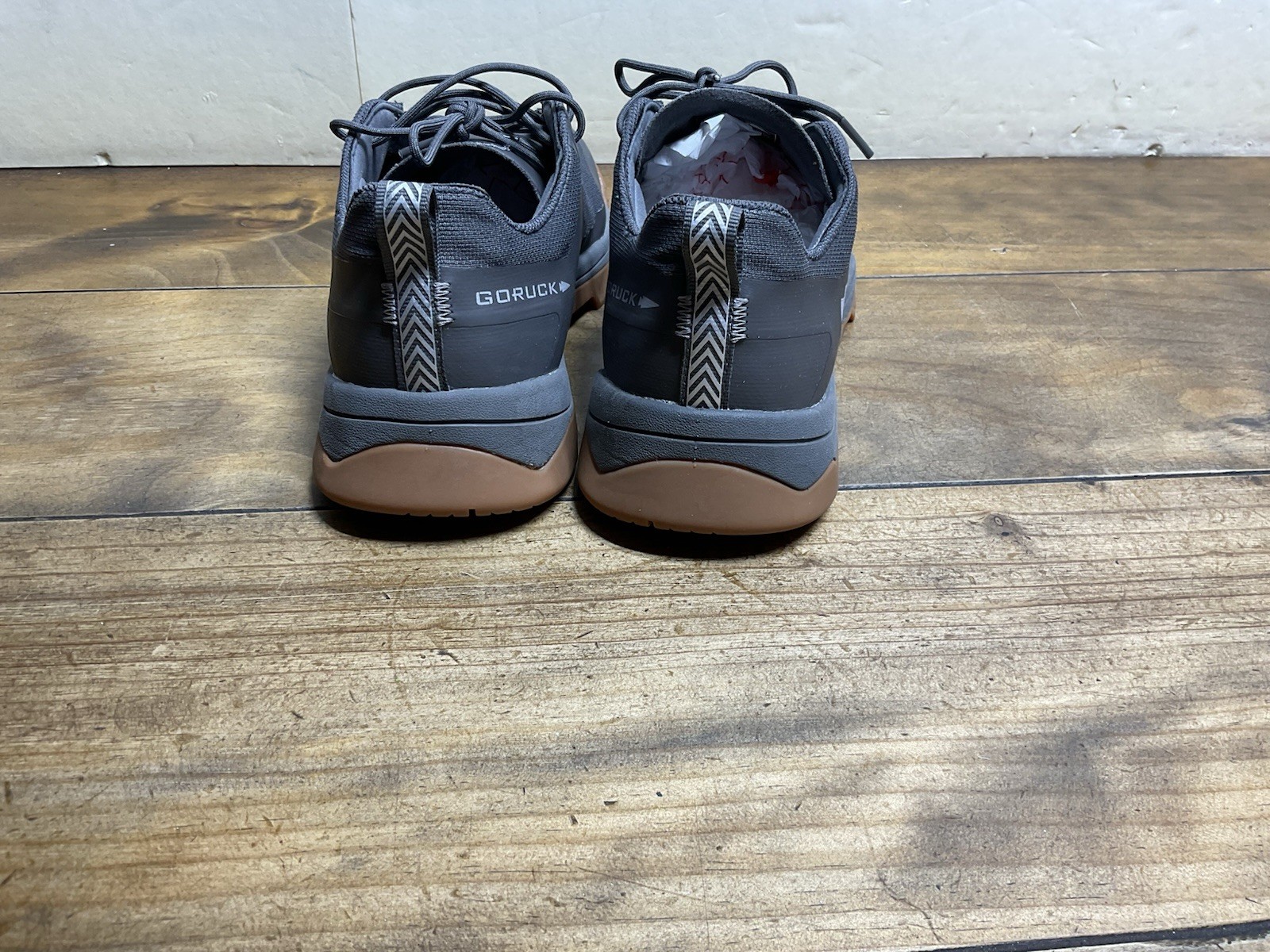 GORUCK Mackall Rucking Shoe in Black and Forged Iron Size M7.5 W9.5